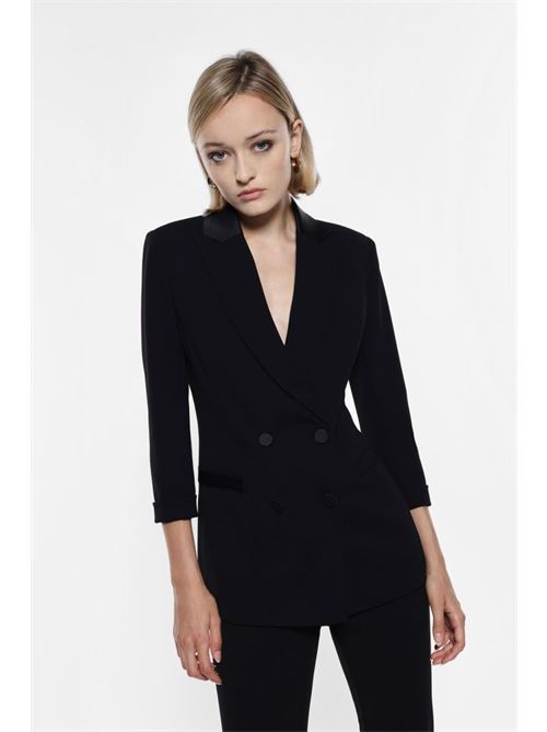 Blazer doppiopetto con maniche 3/4 IMPERIAL | JU25IAW1900NERO