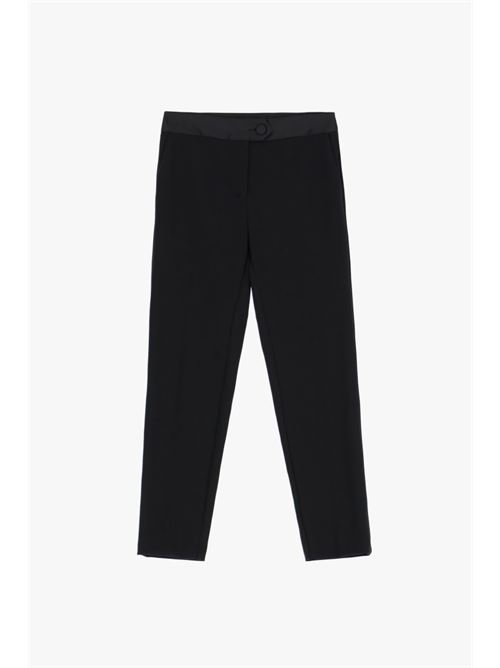 Pantaloni slim a vita alta IMPERIAL | PVN2IAW1900NERO