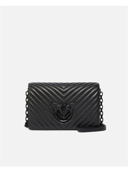 Classic Love Bag Click Chevron Color Block PINKO | 100063A0VMZ99B