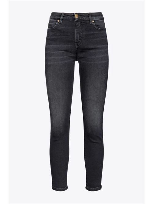 JEANS SKINNY DENIM BLACK STRETCH PINKO | 100169A1RHZ99