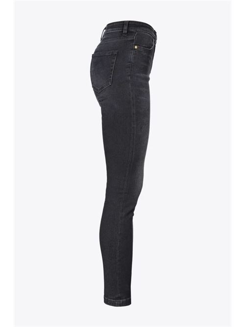 JEANS SKINNY DENIM BLACK STRETCH PINKO | 100169A1RHZ99