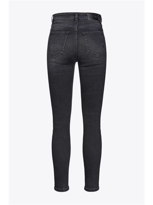 JEANS SKINNY DENIM BLACK STRETCH PINKO | 100169A1RHZ99