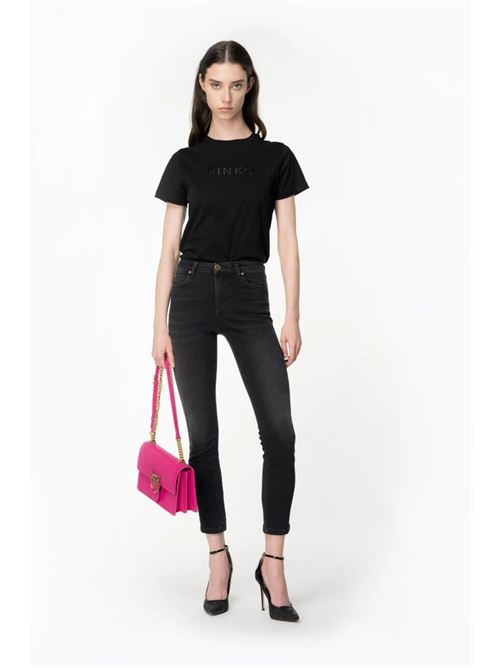 JEANS SKINNY DENIM BLACK STRETCH PINKO | 100169A1RHZ99