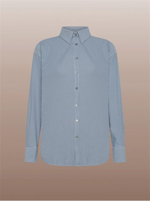 Oxford Jacquard Boyfriend Wom Shirt RRD | W24807V90V90