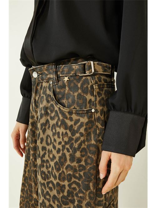 Pantalone cargo animalier in cotone SOUVENIR | J36Y01137171