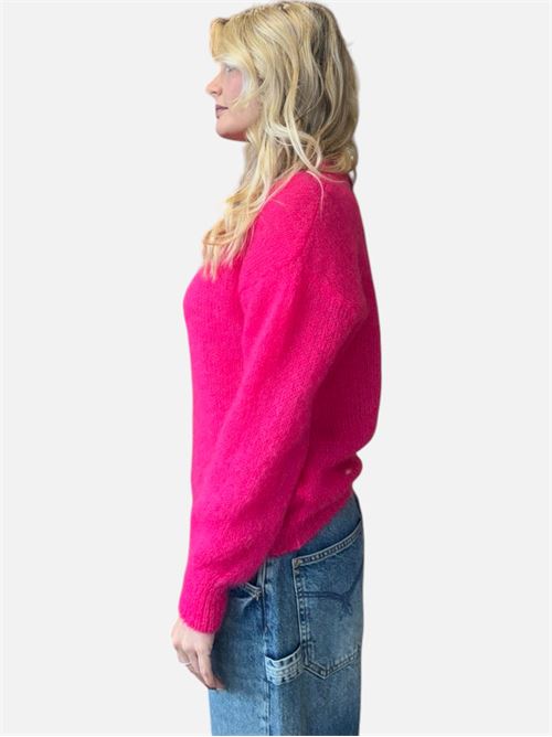 maglia girocollo in mohair SOUVENIR | T34T1280FFUXIA