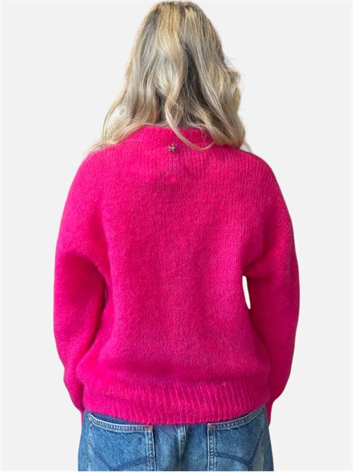 maglia girocollo in mohair SOUVENIR | T34T1280FFUXIA