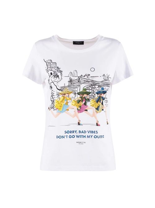 T-SHIRT DELIA NENETTE | DELIA0001BIANCO